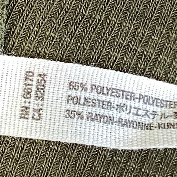 Intimately Free People Green Long Sleeves V Neck Pullover Top Large - Picture 5 of 7